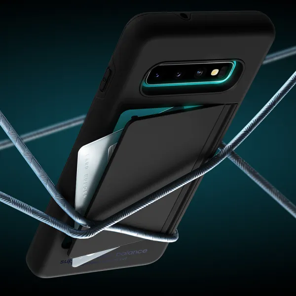 슈퍼디비전 갤럭시 S10 5g 밸런스 카드 범퍼 하드 케이스_a02