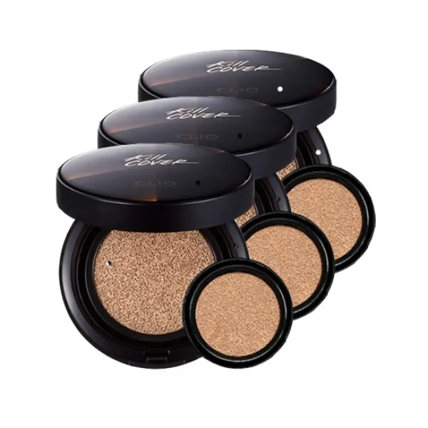 클리오 킬커버 컨실 쿠션 본품 13 G +리필 13g 세트 04진저 3세트