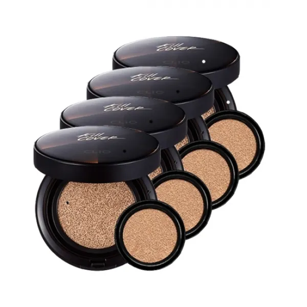 클리오 킬커버 컨실 쿠션 본품 13 G +리필 13g 세트 05샌드 4세트