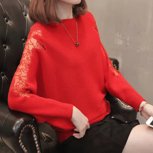 루나걸 마르티노 니트 블라우스 여성 하이넥 라운드넥 데일리룩 가을 겨울