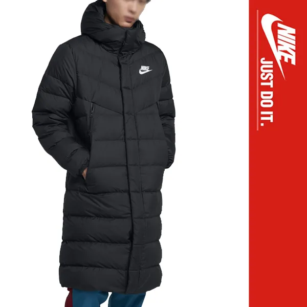 나이키 스포츠 웨어 NSW 다운 필 WR 롱 후드자켓(AA8854-010) 패딩