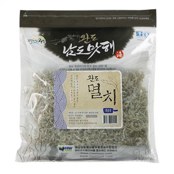 남도맛해 [완도] 최상급 잔멸치 200g(볶음용), 1봉, 200g