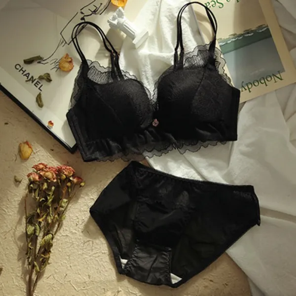 쥬베스 레이스 브라 팬티 세트 Y1a459wfps 