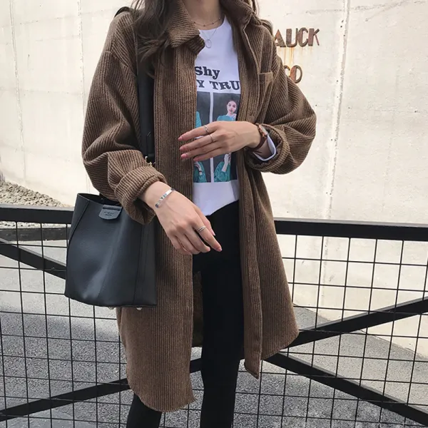 쥬베스 여성 코듀로이 남방 Y1a474wfps 